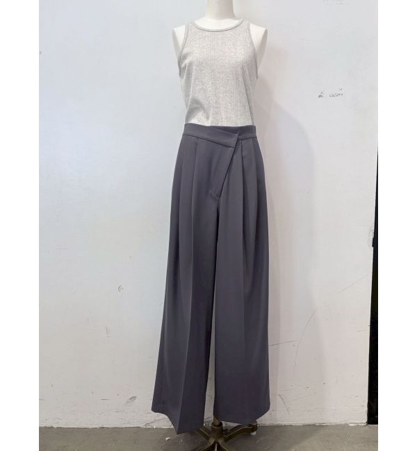 Ungrid「ウエストリメイクタックカーブパンツ」|その他|