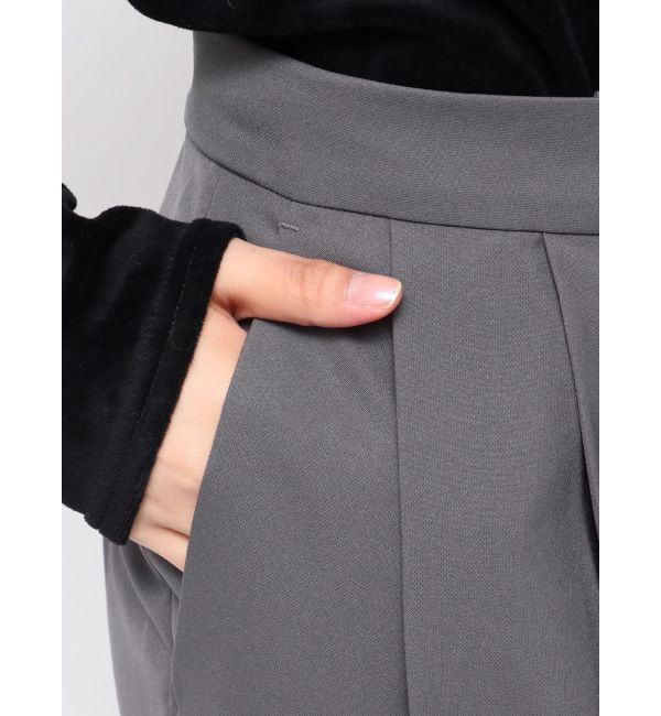 Ungrid「ウエストリメイクタックカーブパンツ」|その他|