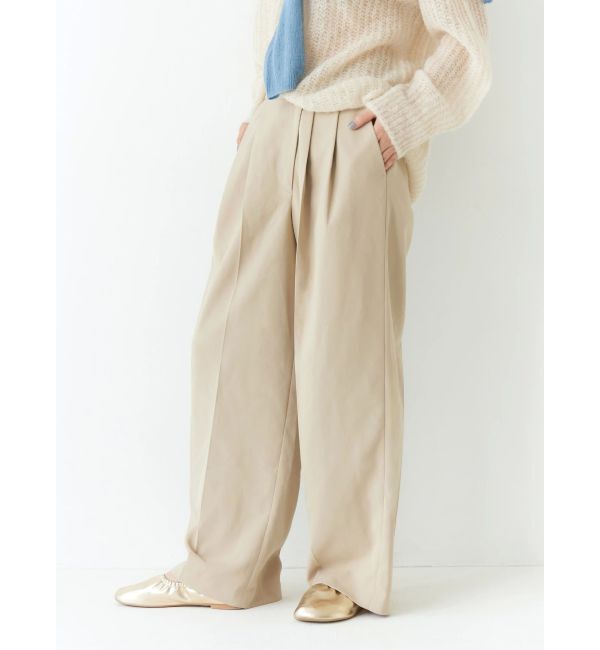 Ungrid「ウエストリメイクタックカーブパンツ」|その他|