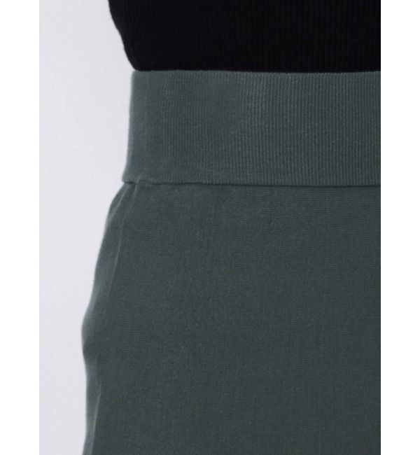 LAGUNAMOON「アシンメトリーヘムニットスカート」|スカート|