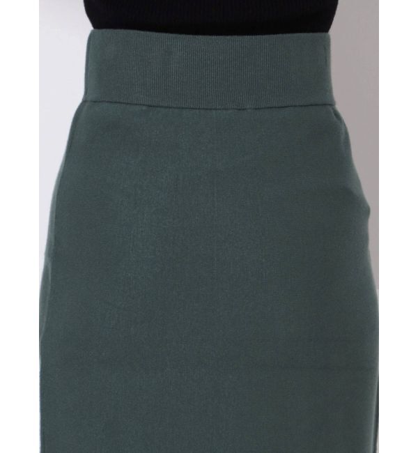 LAGUNAMOON「アシンメトリーヘムニットスカート」|スカート|