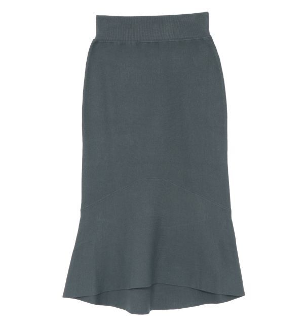 LAGUNAMOON「アシンメトリーヘムニットスカート」|スカート|