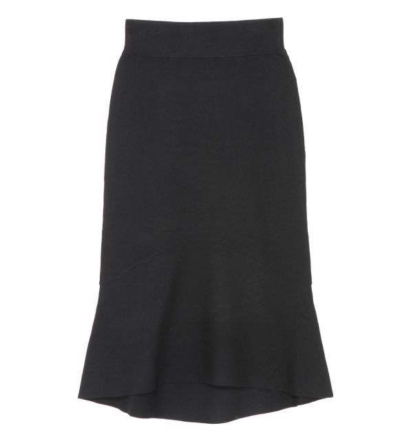 LAGUNAMOON「アシンメトリーヘムニットスカート」|スカート|