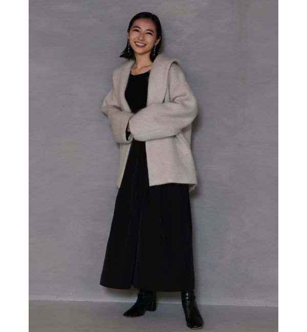 LAGUNAMOON「ドッキングタフタニットワンピース」|ワンピース|