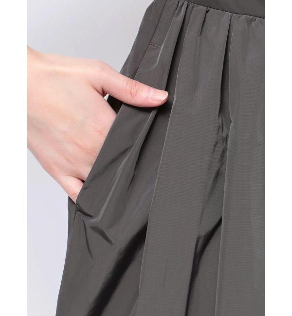 LAGUNAMOON「ドッキングタフタニットワンピース」|ワンピース|