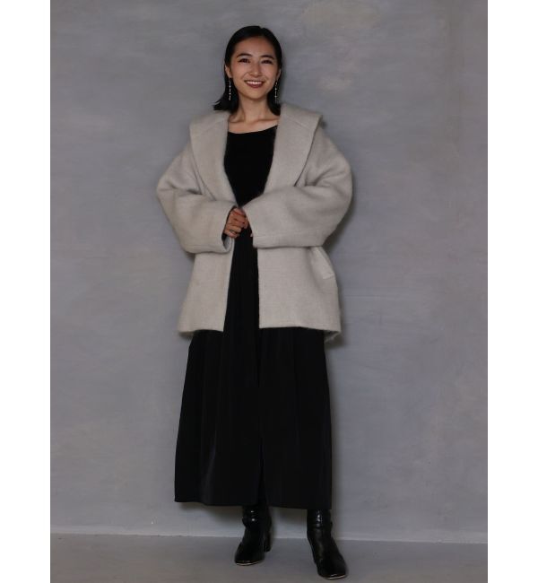 LAGUNAMOON「ドッキングタフタニットワンピース」|ワンピース|