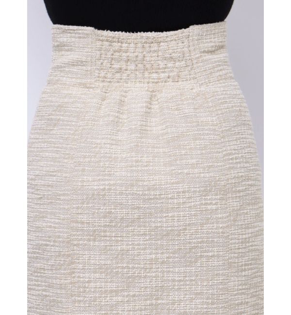 LAGUNAMOON「フロントZIPツイードスカート」|スカート|