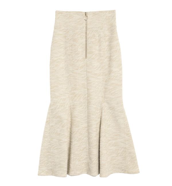 LAGUNAMOON「フロントZIPツイードスカート」|スカート|