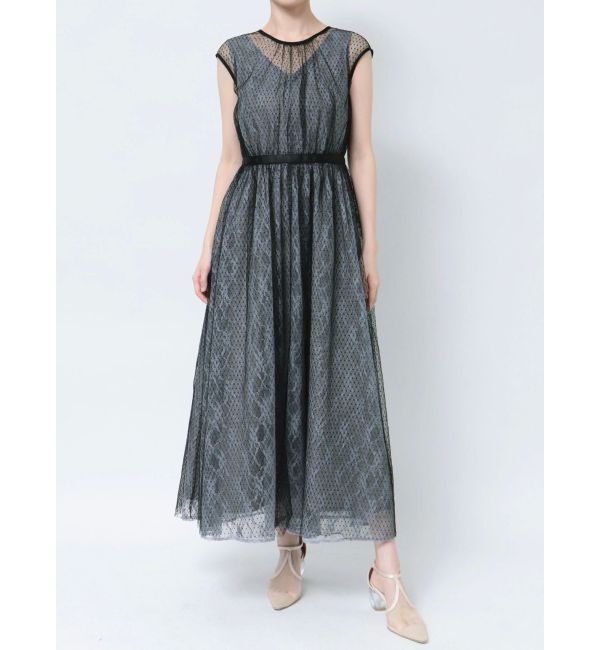 LAGUNAMOON「LADYチュールレイヤードレースワンピース」|ワンピース|