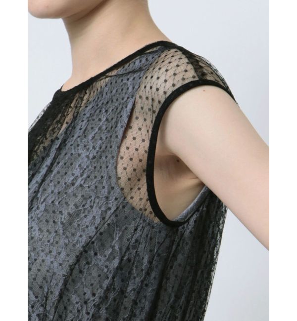 LAGUNAMOON「LADYチュールレイヤードレースワンピース」|ワンピース|