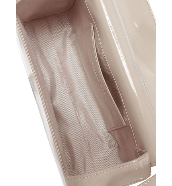 LAGUNAMOON「エナメルスクエアミニバッグ」|ハンドバッグ|