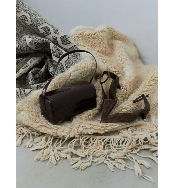 LAGUNAMOON「エナメルスクエアミニバッグ」|ハンドバッグ|