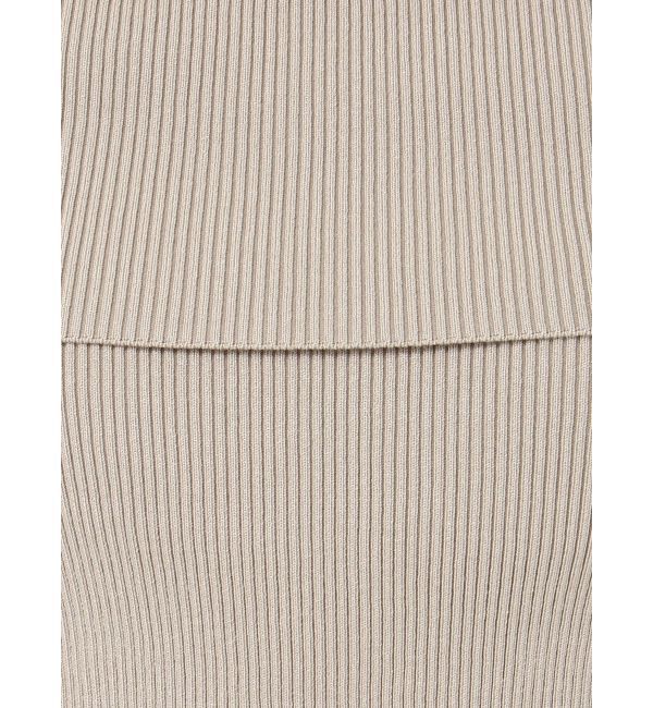 LAGUNAMOON「オフショルダーリブニットプルオーバー」|ニット・セーター|