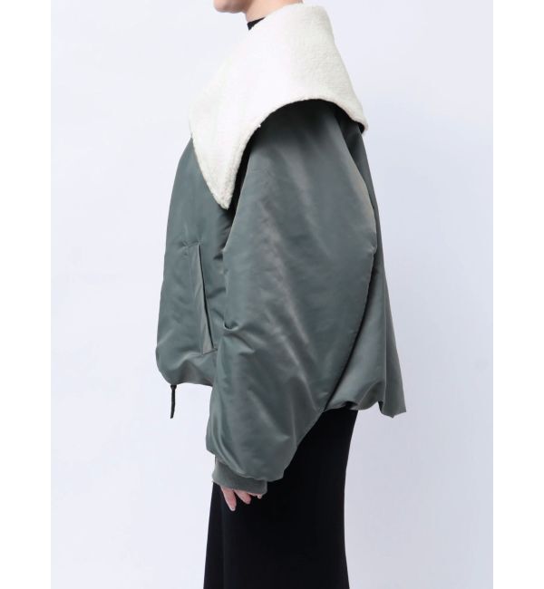 LAGUNAMOON「ビッグカラーショートMA-1」|ブルゾン・スタジャン|