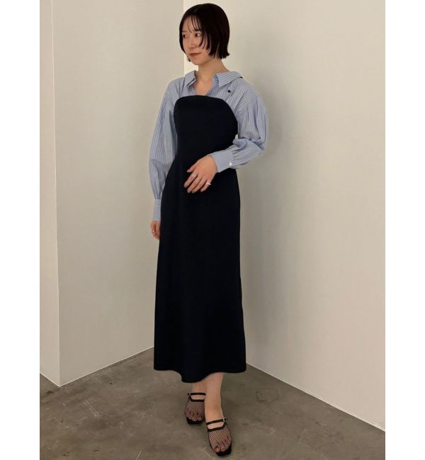 LAGUNAMOON「【POLO BCSコラボ】シャツドッキングワンピース」|ワンピース|