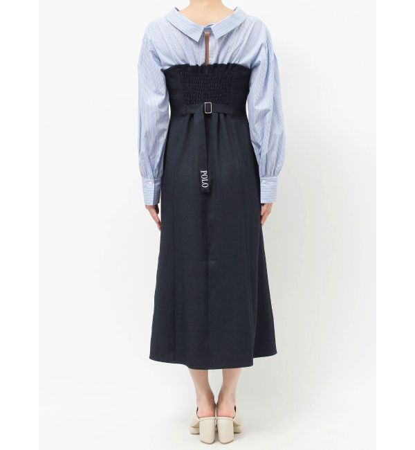 LAGUNAMOON「【POLO BCSコラボ】シャツドッキングワンピース」|ワンピース|