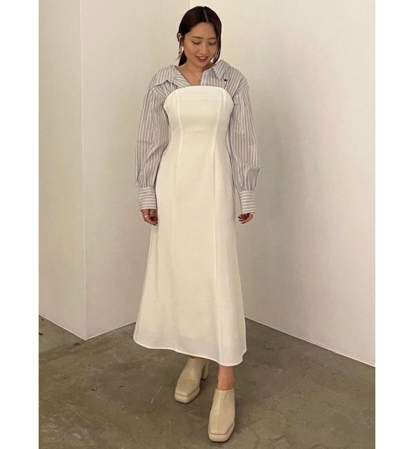 LAGUNAMOON「【POLO BCSコラボ】シャツドッキングワンピース」|ワンピース|