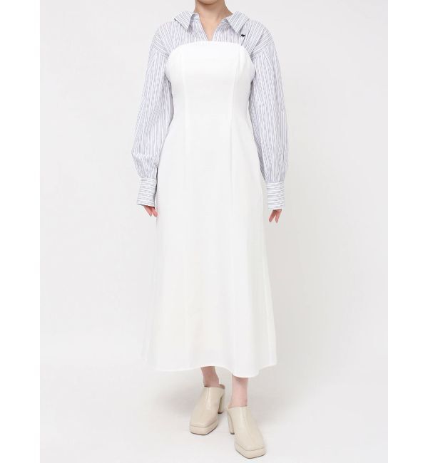 LAGUNAMOON「【POLO BCSコラボ】シャツドッキングワンピース」|ワンピース|