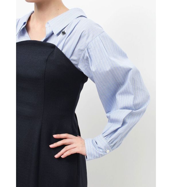 LAGUNAMOON「【POLO BCSコラボ】シャツドッキングワンピース」|ワンピース|