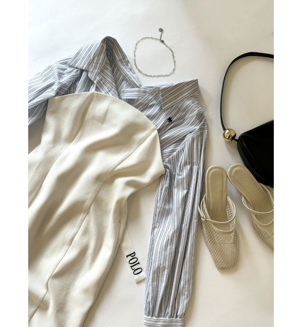 LAGUNAMOON「【POLO BCSコラボ】シャツドッキングワンピース」|ワンピース|