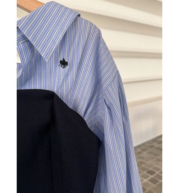 LAGUNAMOON「【POLO BCSコラボ】シャツドッキングワンピース」|ワンピース|