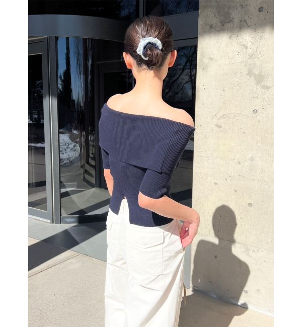 LAGUNAMOON「【POLO BCSコラボ】オフショルニットプルオーバー」|ニット・セーター|