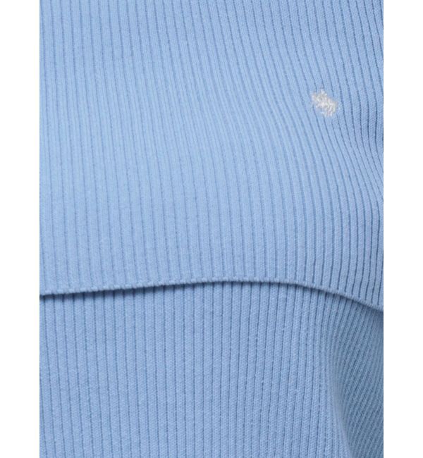 LAGUNAMOON「【POLO BCSコラボ】オフショルニットプルオーバー」|ニット・セーター|