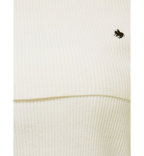 LAGUNAMOON「【POLO BCSコラボ】オフショルニットプルオーバー」|ニット・セーター|