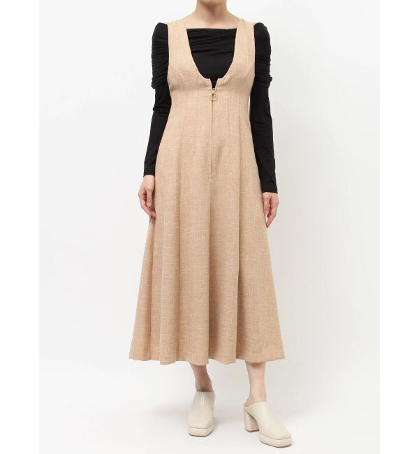 LAGUNAMOON「メランジジャンパースカート」|ジャンパースカート|