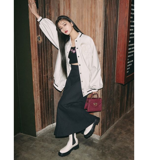 EVRIS「Embroideryニットキャミトップス」|キャミソール|