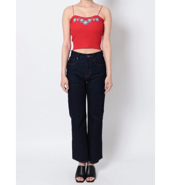 EVRIS「Embroideryニットキャミトップス」|キャミソール|