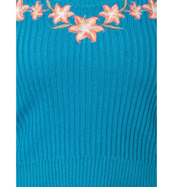 EVRIS「Embroideryニットキャミトップス」|キャミソール|