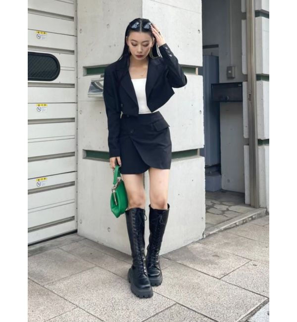 EVRIS「ラップデザインミニスカート【セットアップ着用可能】」|スカート|