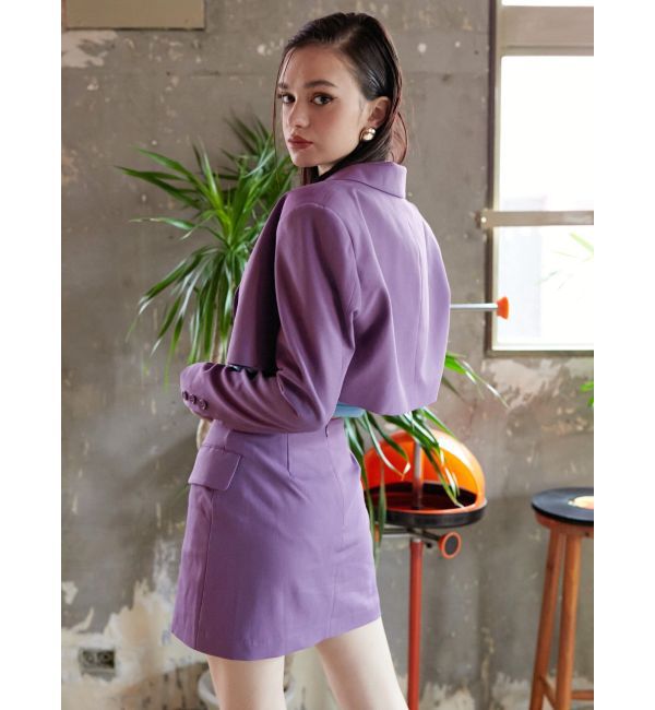 EVRIS「ラップデザインミニスカート【セットアップ着用可能】」|スカート|