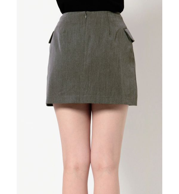 EVRIS「ラップデザインミニスカート【セットアップ着用可能】」|スカート|