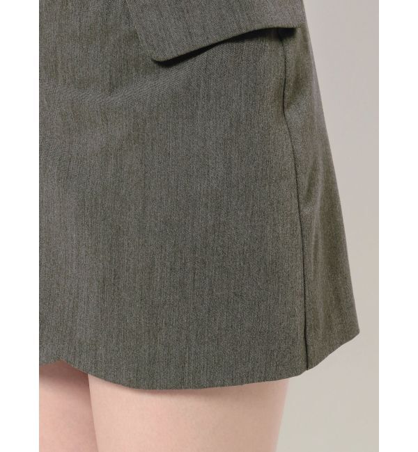 EVRIS「ラップデザインミニスカート【セットアップ着用可能】」|スカート|