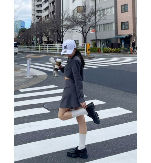 EVRIS「ラップデザインミニスカート【セットアップ着用可能】」|スカート|