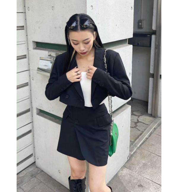 EVRIS「ラップデザインミニスカート【セットアップ着用可能】」|スカート|