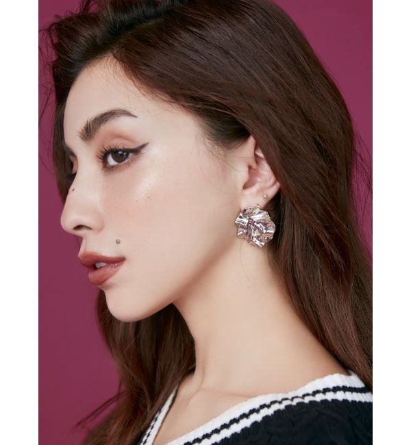 EVRIS「METAL CIRCLEピアス」|ピアス|シルバー