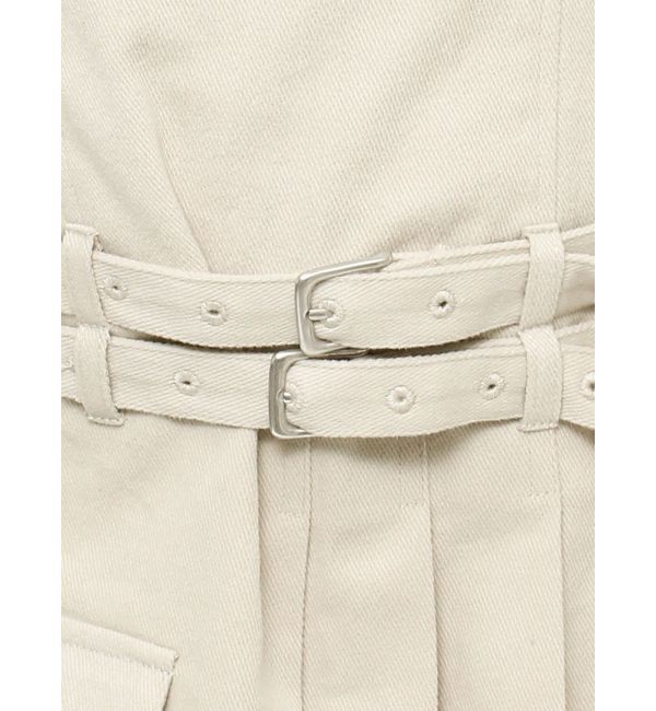 EVRIS「エッジデザインプリーツジャンスカ」|ジャンパースカート|