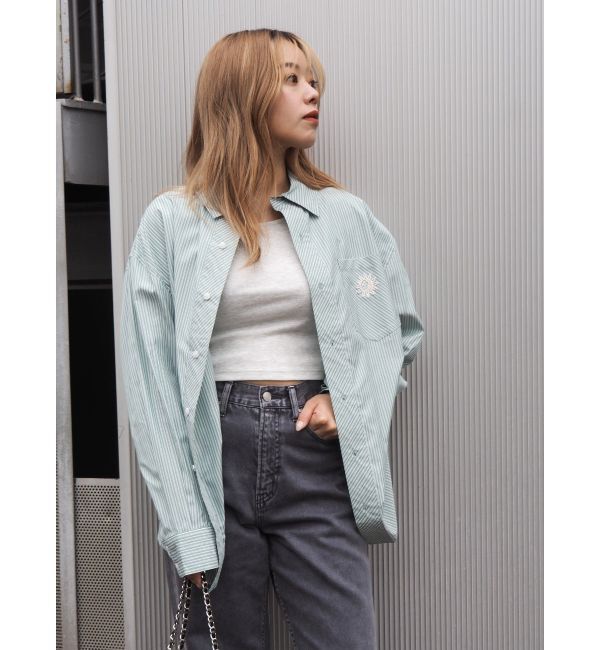 EVRIS「バックオープンリブショートTシャツ」|Tシャツ・カットソー|