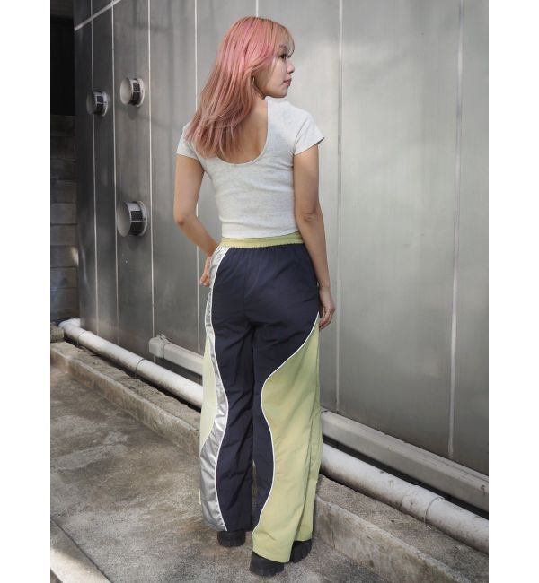 EVRIS「バックオープンリブショートTシャツ」|Tシャツ・カットソー|