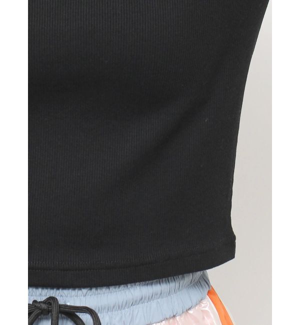 EVRIS「バックオープンリブショートTシャツ」|Tシャツ・カットソー|