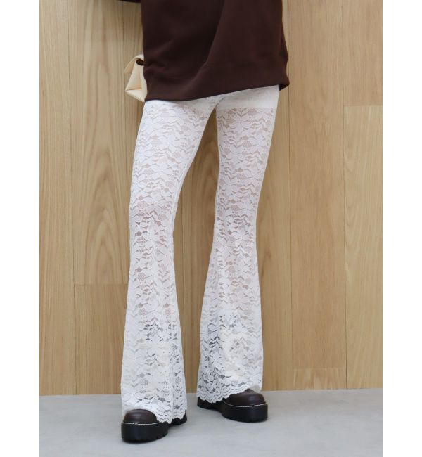 EVRIS「レースフレアパンツ」|その他|