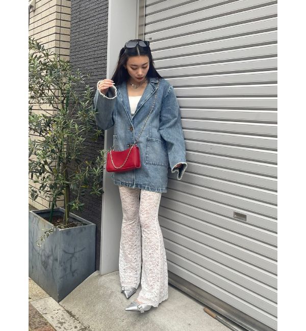 EVRIS「レースフレアパンツ」|その他|