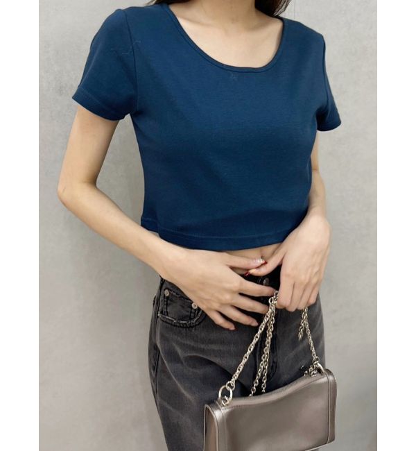 EVRIS「BASICシンプルショートTシャツ」|Tシャツ・カットソー|