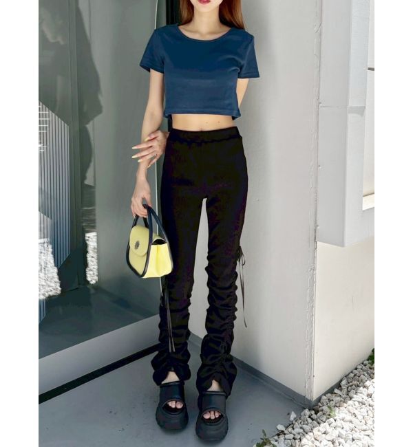 EVRIS「BASICシンプルショートTシャツ」|Tシャツ・カットソー|