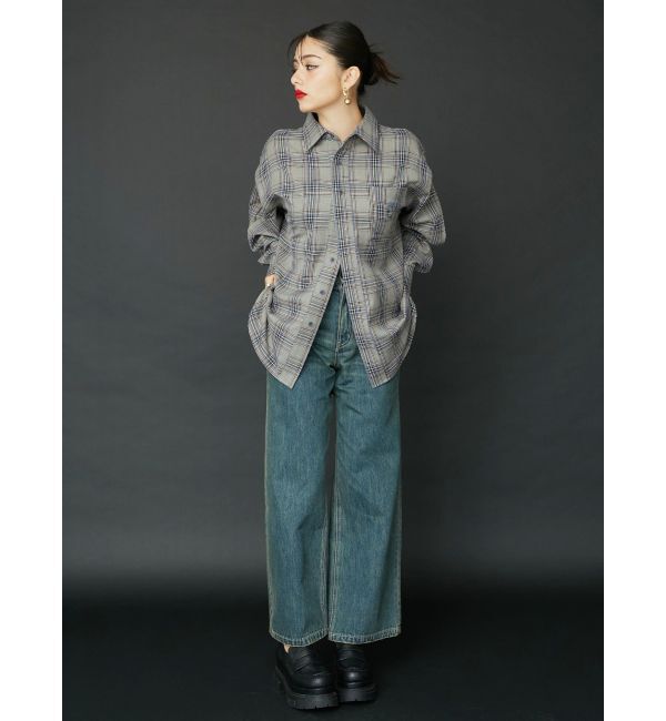 EVRIS「ワンポイントオーバーシャツ」|シャツ・ブラウス|