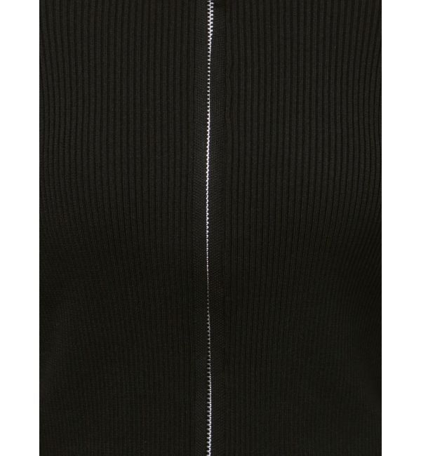 EVRIS「【WEB限定】フロントジップオフショルニット」|ニット・セーター|