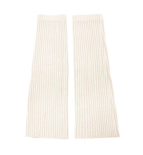 EVRIS「プレーティングリブレッグウォーマー」|レッグウォーマー|